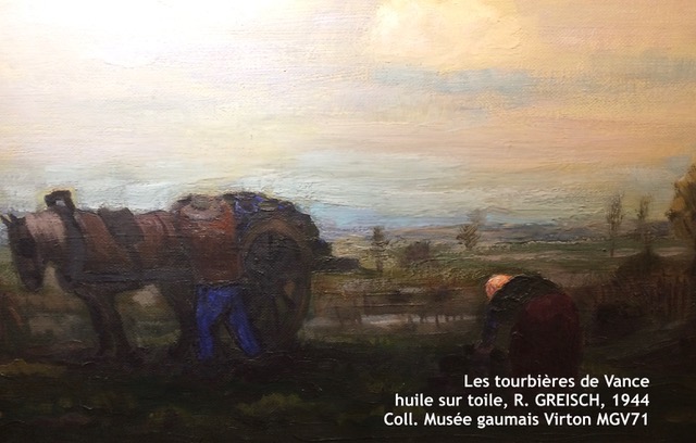 Extraction de tourbe en Gaume