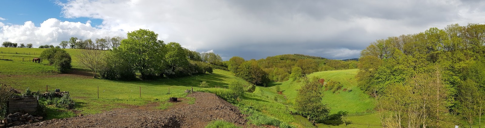 Vue panoramique à l'entrée de la réserve