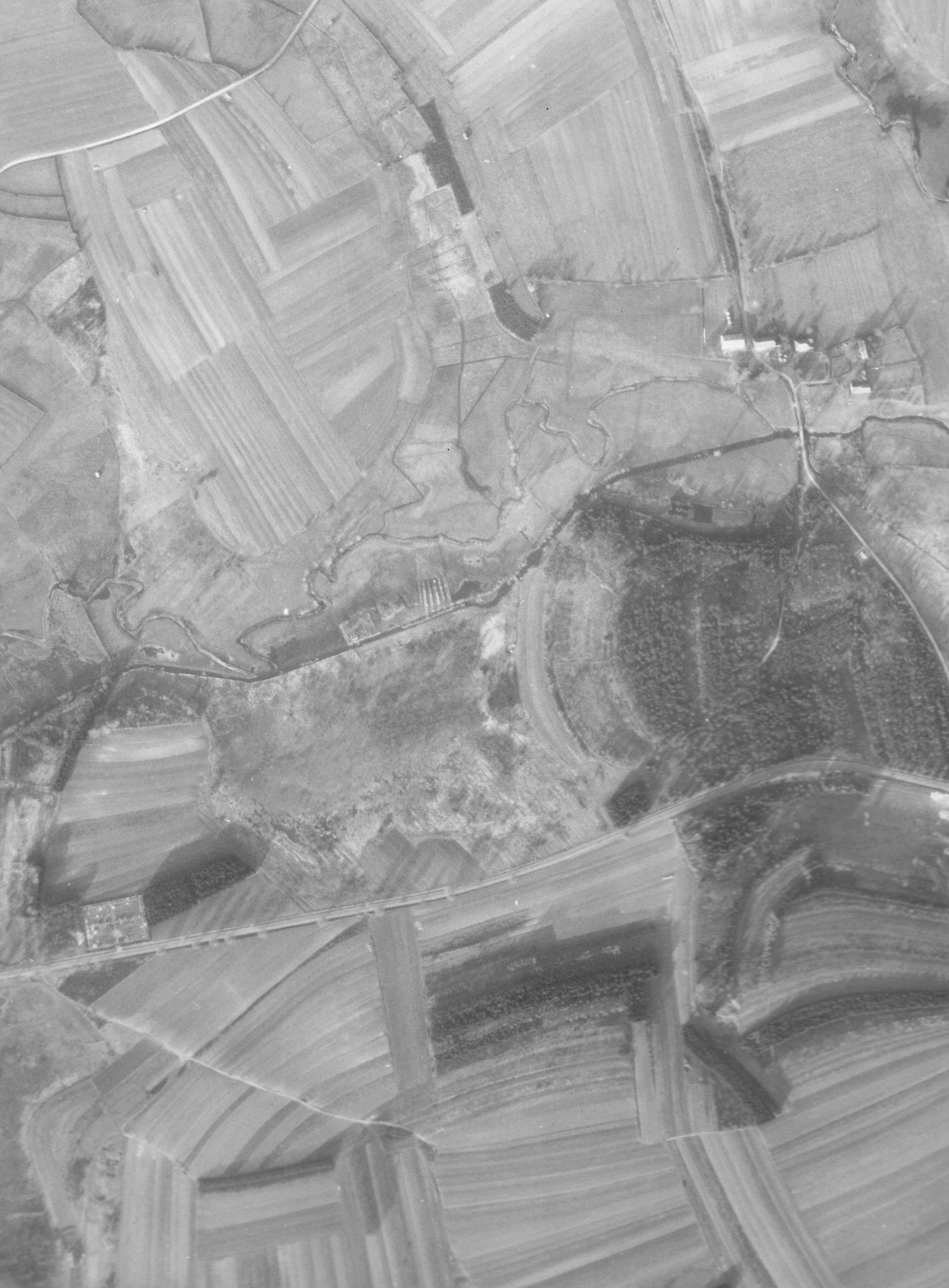 le marais vu du ciel en 1952