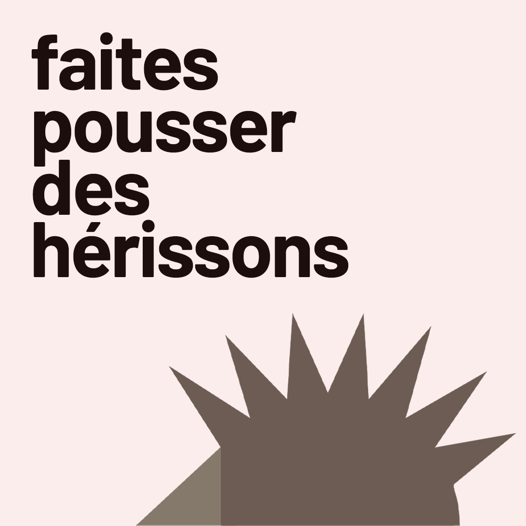 Faites pousser des hérissons