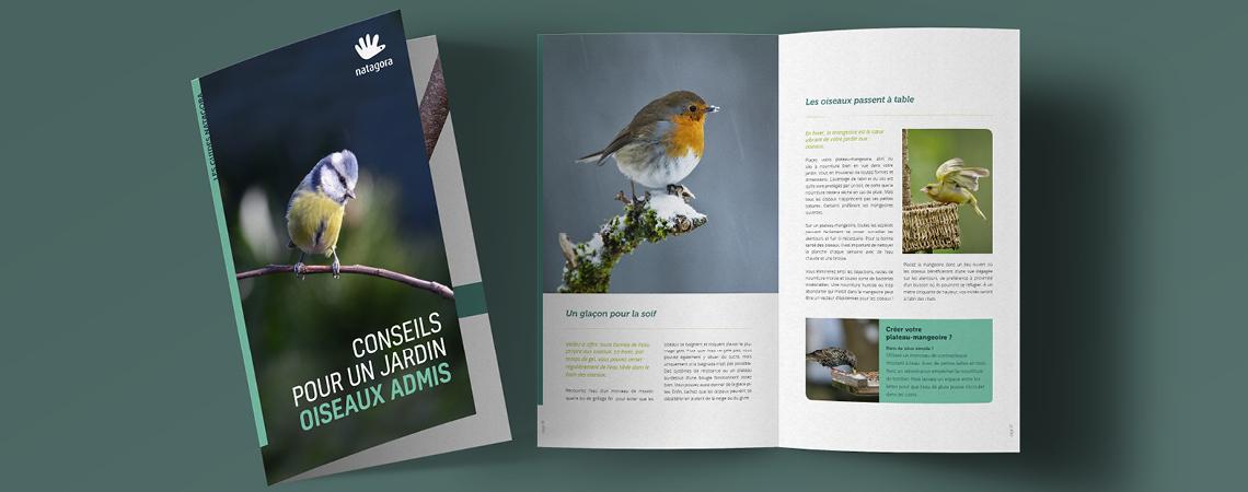 Une brochure gratuite pour un jardin oiseaux admis toute l'année