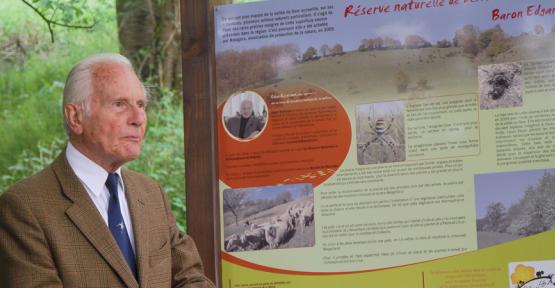 Edgar Kesteloot : inauguration de la réserve naturelle Natagora à son nom