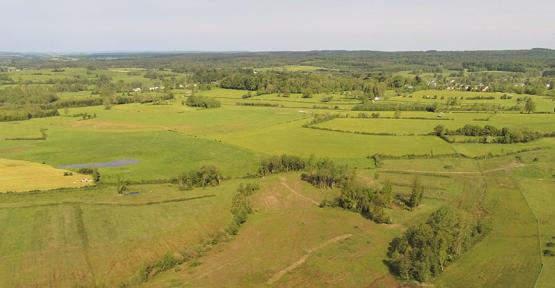 Vue aérienne de la réserve de Breuvanne 