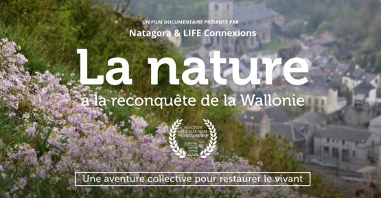 Affiche du film "La nature à la reconquête de la Wallonie"