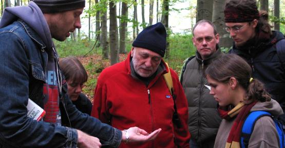 Vincent en pleine balade guidée