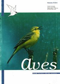 Couverture du bulletin Aves n°41/3-4