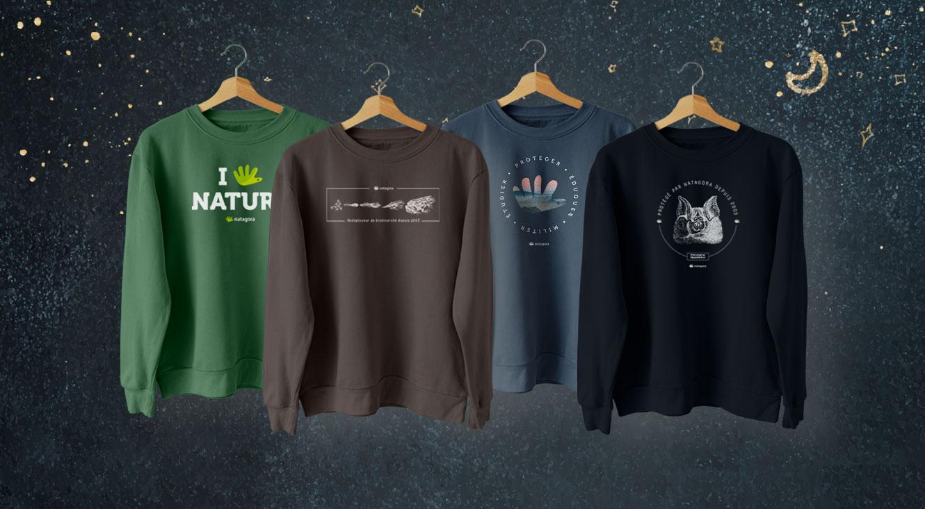 4 sweatshirts Natagora