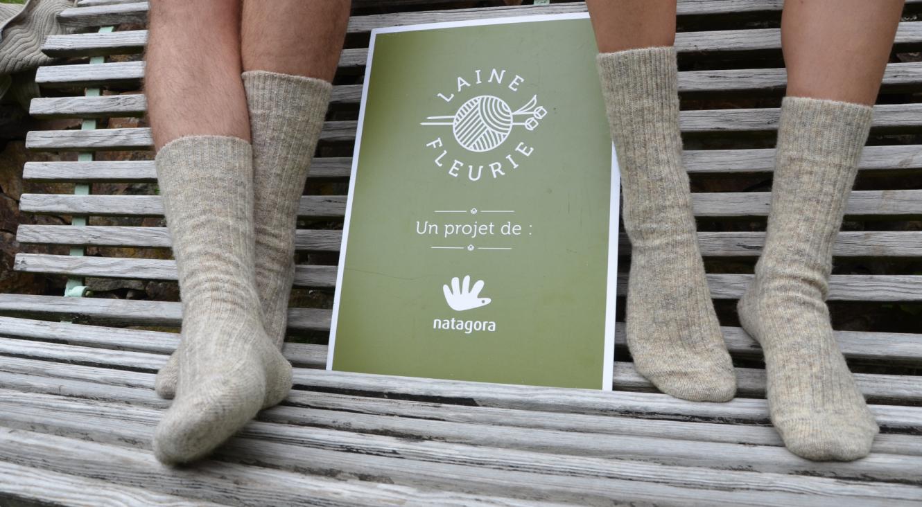 Cette année, la laine fleurie, c'est le pied !