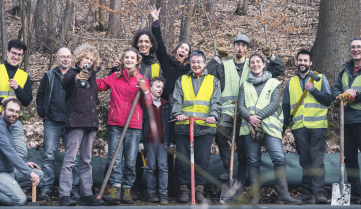 volontaires en action