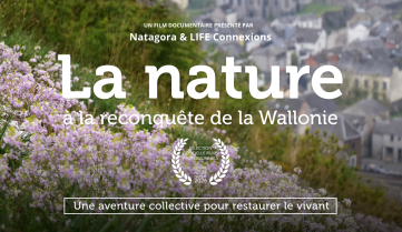 Visuel du film-documentaire "La nature à la reconquête de la Wallonie"