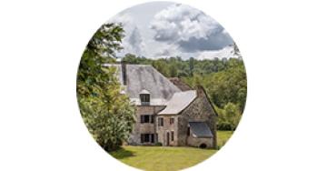 Vue du Moulin de Soulme un jour d'été